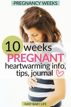 Wondering what to expect at 10 weeks pregnant? Here are all pregnancy tips you need about baby development, size, bump, and pregnancy symptoms. Even a true pregnancy journal! Cool fact: Baby can now swallow amniotic fluid and has doubled in weight since last week.

Bookmark this pregnancy guide for all trimesters of pregnancy, baby weeks, pregnancy stages, and pregnancy months from early pregnancy to birth. First trimester facts for first pregnancy and pregnancy advice! 10 Weeks Pregnant Symptoms, Pregnant Symptoms, 17 Weeks Pregnant, 10 Weeks Pregnant, Pregnancy Diary