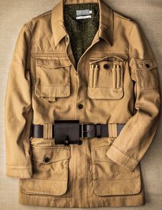 Explorer Fashion, Safari Clothing, British Explorer, Hunting Fashion, Filson Jacket, Older Mens Fashion, Vintage Safari, Mens Outdoor Clothing