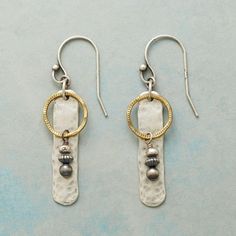 INDUSTRIAL REVOLUTION EARRINGS: View 1 Brass Jewelry Handmade, Handmade Earings, Metalsmith Jewelry, Sundance Jewelry, Jewellery Diy, 925 Earrings, Silver Linings, Earring Designs, Sundance Catalog