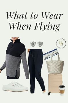 Find the perfect blend of comfort and style with our top comfortable travel outfits. Learn what to wear on a plane for maximum ease and minimal fuss. Our selection of best flying clothes will keep you looking fresh and feeling great, no matter the destination. Get inspired with our travel outfit ideas and make your next flight as enjoyable as possible. What To Wear When Flying, Flying Clothes, Airplane Travel Outfits, What To Wear At Home, Affordable Winter Outfits, Casual Travel Outfit, Plane Outfit, Travel Outfit Ideas, Comfortable Travel Outfit