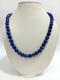 Natural Lapis lazuli Necklace, 11-12mm Blue Lapis lazuli Beads Necklace, Lapis Smooth Beaded Necklace, Unisex Birthday Gift Necklace, Lapis Lazuli Jewelry Necklace Gemstone :- Lapis Lazuli  Size :- 11-12mm Approx. Shape :- Smooth Rondelle  Necklace Length :- 20 Inches Color :- Blue Quality :- AAA GRADE https://www.etsy.com/in-en/shop/LatestBeadsJewellery?ref=simple-shop-header-name&listing_id=720939504 Your Feedback is very Important for us. If you have any problem regarding packaging or product, kindly contact us to resolve the issue before leaving Negative Feedback... We Try to Give Our Customer The Best Quality Lapis Lazuli Necklace Handmade, Lapis Lazuli Beaded Necklace, Royal Blue Lapis Lazuli Necklaces With Round Beads, Royal Blue Lapis Lazuli Necklace With Round Beads, Blue Lapis Lazuli Necklace With Large Beads, Lapis Lazuli Necklaces With 8mm Beads, Lapis Lazuli Round Beaded Necklaces, Lapis Lazuli Necklace With 8mm Beads, Necklace With 8mm Round Lapis Lazuli Beads