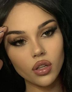 Seductive Makeup, Silvester Make Up, Feminine Makeup, Dark Makeup Looks, Swag Makeup, Smink Inspiration, Makijaż Smokey Eye, Dope Makeup, Edgy Makeup