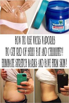 How To Tighten Stomach, Vic Vaporub, Tighten Stomach Skin, Uses For Vicks, Tighten Loose Skin