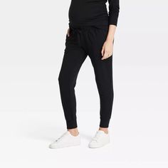 Knit Maternity Jogger Pants - Isabel Maternity By Ingrid & Isabel™ : Target Maternity Joggers, Women Nurse, Maternity Tank Tops, Pregnancy Wardrobe, Pregnancy Tshirts, Maternity Pants, Nursing Bra, Black Xs, Jogger Pants