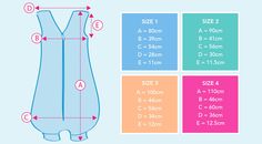 the size and measurements of a women's bodysuit with measurements for each piece