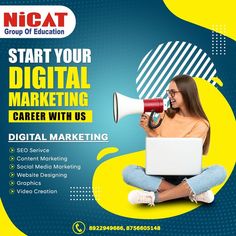 Digital Marketing Course In Lucknow Digital Marketing Course Poster, Online Digital Marketing Courses, Digital Marketing Institute, Digital Marketing Courses, Photoshop Tutorial Typography, Commercial Ads, Happy Good Morning Quotes, Online Digital Marketing