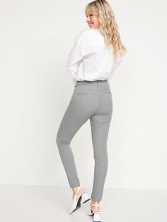 Online exclusive! The Pixie pants you love, now in a more fabulous fit & fabric ✨ Contoured high-rise waistband, with concealed hook fastening and built-in belt loops.  Hidden zip fly.  Diagonal side hip pockets, with back faux welt pockets.  Cleve High Rise Slim Fit Pants With Pockets, Slim Fit Bottoms With Pockets For Office, Office Slim Fit Bottoms With Pockets, Fall Workwear Bottoms With Zip Fly, High Rise Slim Fit Bottoms For Work, Slim Fit High Rise Bottoms For Work, Stretch Bottoms With Belt Loops For Office, Office Stretch Bottoms With Belt Loops, Office Bottoms With Stretch And Belt Loops