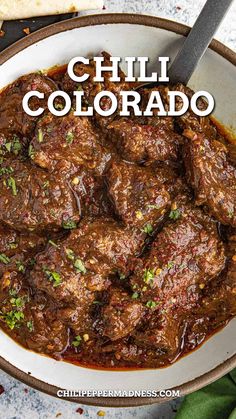 Chili Colorado made at home. Chili Colorado Enchiladas, New Mexican Chili Recipe, Pork Chili Rojo Recipes, Chile Colorado Recipe Chicken, Slow Cooker Chile Colorado, Red Chili Beef Mexican, Chili Rojo Pork, Mexican Red Chili Shredded Beef, Easy Chile Colorado Recipe Beef