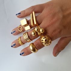 Modern Adjustable Gold Dome Ring, Adjustable Gold Dome Ring, Gold Midi Rings With Thick Band, Gold Brass Dome Ring With Open Design, Trendy Gold Ring With Thick Band, Gold Dome Ring Tarnish Resistant, Gold Metal Dome Ring Tarnish Resistant, Gold Tarnish-resistant Dome Ring, Adjustable Gold Wide Band Ring