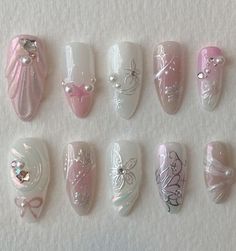 Gel Nail Set, How To Have Style, Long Nail Designs, Blush Nails, Pretty Gel Nails, Really Cute Nails, Soft Nails, Jelly Nails, Kawaii Nails