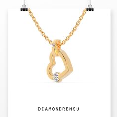 This gorgeous moissanite Gold pendant necklace features a gold heart pendant made of sparkly round moissanite. The perfect Valentine's day gift for your loved one Diamond City, Gold Heart Pendant, Wedding Pendant, Heart Pendant Gold, Mom Christmas, Man Made Diamonds, Round Moissanite, Christmas Mom, Engraved Jewelry