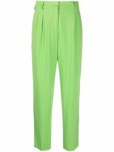 Mint Green Clothes, Mint Green Outfits, Tailored Trousers, Pants Straight, Straight Leg Pants, Welt Pockets, Bottoms Pants, Welt Pocket, Polyester Spandex