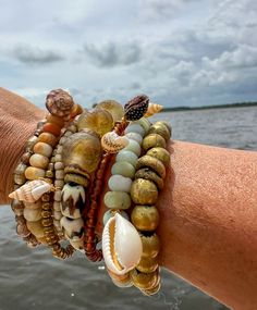 The Twine & Twig Tribal Stack is designed using globally sourced beads. They can be worn individually or stacked up. Fits wrist size 7". Granola Bracelets, Cowgirl Bracelets, Sundance Style Jewelry, African Beaded Bracelets, Twine And Twig, Bracelet Ocean, African Bracelets, Cowrie Shell Necklace, Handmade Boho Jewelry