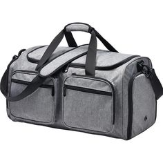 Travel & Gym Essentials - Size: 22 X 10 X 12 Inch. This Is A 50l Extra Large Capacity Bag. Holds Everything You Need. Waterproof And Scratch Resistant Cloth - You'll Love The Waterproof Material, It Will Keep You Out Of A Lot Of Trouble And Is Perfect For Field Trips. Separate Shoe Compartment - Holds Extra Large Size Shoes Of All Types, Including High Heels, Sneakers, Leather Shoes, Flip Flops And More. Multifunctional - With 8 Pockets And 2 Mug Pockets, Professional Shockproof Straps And Buck Gray Rectangular Duffle Bag For Travel, Gray Rectangular Travel Bag For Outdoor Activities, Practical Gray Travel Bag With Large Capacity, Functional Gray Travel Bag With Large Capacity, Functional Large Capacity Gray Travel Bag, Functional Gray Rectangular Travel Bag, Functional Gray Rectangular Duffle Bag, Gray Travel Bag With Anti-theft Pocket, Gray Anti-theft Travel Bag