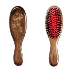 Mini Hair Brush, Inner Darkness, Mini Brush, Healthy Oils, Bath Brushes, Beech Wood, Hair Brush, Jojoba Oil, Brush Set