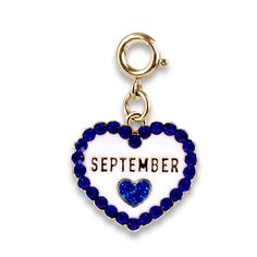 Personalize the perfect gift that tells their story with a CHARM IT! September Birthstone Charm! Add this charm to any CHARM IT! bracelet or necklace and customize her collection! features & materials Swivels Enamel, Glass, Base Metal WARNING: Choking Hazard - Small parts. Not for children under 3 years.