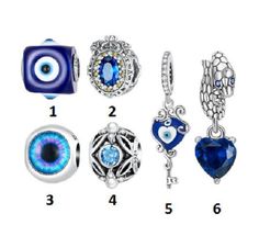 Blue purple eye charm, 925 Sterling Silver charm bracelets, eyeball charm, DIY jewelry making supplies, Pandora fit bracelet, evil eye Charms Handmade charms Material : Sterling Silver  FREE SHIPPING FREE SHIPPING FREE SHIPPING  Item specifics Item Type: Beads Material: 100% 925 sterling silver Gift Time: Thanksgiving Day, birthday, party, Christmas Gift For: Youself,Girlfriend, mother, wife, family, best friend, sister ------------------------------------ Free Shipping : 15 - 25 business days Free Shipping to United States via ePacket If you have any question with the item or shipping in other country, please contact us , we will try our best . Processing Time : 1 - 5 days ------------------------------------ Have a Nice Day Eye-catching Evil Eye Jewelry For Gift, Nickel Free Blue Charms For Jewelry Making, Blue Jewelry With Removable Charms As A Gift, Blue Jewelry With Removable Charms For Gift, Blue Charm Bracelet With Dangling Charms As Gift, Handmade Blue Evil Eye Bracelet In Sterling Silver, Handmade Sterling Silver Blue Evil Eye Bracelet, Handmade Blue Sterling Silver Evil Eye Bracelet, Blue Evil Eye Charm Bracelet As Gift