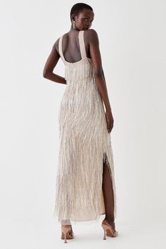 You name the occasion, we have the perfect dress. From maxi to mini and everything in between, find your dream dress to feel confident in. Choose classic shift dresses and flowing floor-length pieces for a timeless style, plus discover on-trend bardot and wrap dresses to wear on repeat. Style: Premium Hand Embellished Fringe Maxi Dress. Ideal for: Occasion. Design: Embellished. Model wears size UK 10 and is 5' 9" tall. Wrap Dresses, Shift Dresses, Dresses To Wear, Fringe Dress, On Repeat, Evening Dresses Long, Dream Dress, Perfect Dress, Shift Dress