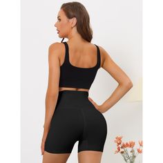 The high waist design provides firm control for your tummy and waist. These shorts will help you look and feel good. Please choose from multiple sizes and colors to find the perfect fit and style for you. Whether you're at home, working out, or traveling, this shapewear can provide you with a good experience. Elevate your body type and make you naturally look comfortable in your skin and body. Black High Waist Shapewear With Built-in Bra, High Waist Shapewear With Built-in Bra For Workout, Shapewear Sports Bra With Medium Bust Support, High Waist Seamless Shapewear For Workout, Shaping High Waist Shapewear Activewear, High Waist Compressive Shapewear For Yoga, High Waist Shapewear For Workout, High Waist Shaping Activewear, High Waist Shapewear Shorts For Workout