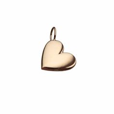 Jennifer Zeuner Jewelry Puffy Mia Charm gold vermeil Elegant 14k Gold Heart Charm, Rose Gold Plated Charm Necklaces With Heart Charm, Rose Gold Heart Charm Necklace, Gold Plated, Rose Gold Plated Charm Necklace With Heart Charm, Rose Gold Plated Heart Charm Necklaces, Elegant Yellow Gold Charms For Valentine's Day, Elegant White Gold Heart Pendant Charm, Elegant Yellow Gold Heart Charm, Yellow Gold Heart Pendant Charms For Everyday