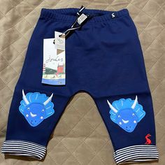 Joules Dino Baby Pants Casual Dinosaur Print Bottoms For Playtime, Blue Playful Playwear Pants, Playful Blue Pants For Playwear, Casual Cotton Bottoms With Dinosaur Print, Playful Blue Bottoms For Playwear, Playful Blue Bottoms For Playtime, Stretch Blue Bottoms For Playtime, Kids Denim Jeans, Kids Denim