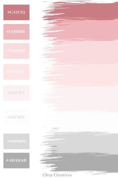 Angelic Color Palette, Grey Colour Scheme, Couleur Rose Pastel, Palettes Color