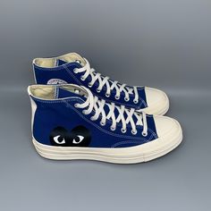 Thank You For Visiting Selling Monster1! Converse Comme Des Garcons Play Chuck 70 Shoes Men's Sz 8 /Women's Sz 10 Style #171846c Color: Blue Brand New, No Box Or Tags *Smoke Free Home *Photos Are Of The Actual Product. *Please Review Photos To Ensure You Know What You Are Purchasing. *Packaged With Care *Ships In 1 Business Day *Buy With Confidence. *Always Accepting Reasonable Offers! *We List New Items Weekly! *Don’t Miss Out, Follow Us Now! *Reach Out To Us If You Have Any Questions! *All Sal Casual Medium Fit High-top Sneakers For Streetwear, Converse Custom Sneakers With Contrast Sole For Streetwear, Converse Slip-on Sneakers With Rubber Sole, Converse Custom Low-top Sneakers With Vulcanized Sole, Converse Custom Sneakers For Streetwear With Round Toe, Converse Custom Sneakers For Streetwear, Converse Slip-on Sneakers For Streetwear, Casual Converse Custom Sneakers With Boost Midsole, Converse Custom Sneakers With Contrast Sole And Round Toe