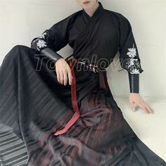 The more you buy, the more you save. South Asia / Middle East. Men Kimono Traditional, Traditional Japanese Clothes, Japanese Robes Men, Arabian Outfit Men, Asian Fall Fashion, Japanese Attire, Kimono For Men, Mens Fantasy Clothing, Kimono Male