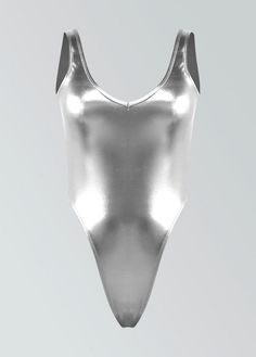 Womens Shiny Metallic Suspender Thong Leotard Summer V-neck Bodysuit For Club, Sleek High Cut Summer Bodysuit, Sleek High-cut Summer Bodysuit, Metallic Stretch Bodysuit For Club, Solid Stretch Bodysuit For Parties, Sleek Solid Leotard For Summer, Sleek Black Bodysuit For Club, Sleek Fitted Summer Leotard, Sleek Solid Color Summer Leotard