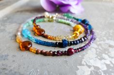 Rainbow Gemstone Necklace, Beaded Rainbow Necklace, Long Rainbow, Multigemstone Rainbow, Bohemian Rainbow Necklace, Unique Multigemstone - Etsy Bohemian Rainbow Gemstone Beaded Necklace, Multicolor Bohemian Gemstones For Healing, Bohemian Multicolor Gemstones For Healing, Bohemian Multicolor Gemstone Beads, Bohemian Multicolor Beaded Gemstones, Beaded Rainbow, Bohemian Rainbow, Rainbow Gemstones, Rainbow Necklace