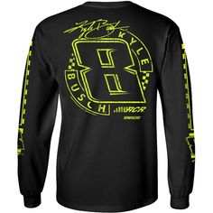 The Men's Richard Childress Racing Team Collection Black Kyle Busch Lifestyle Long Sleeve T-Shirt is the perfect way to show your support for the legendary Kyle Busch and the Richard Childress Racing Team. Made from soft and durable cotton, this long sleeve t-shirt features screen print graphics that proudly display the iconic Kyle Busch logo and the Richard Childress Racing Team colors. Whether you're cheering on Kyle Busch at the track or just showing your support for the team, this t-shirt is Kyle Busch, Racing Team, Team Colors, Screen Print, Nascar, Long Sleeve T Shirt, Long Sleeve Tshirt, Track, Nordstrom