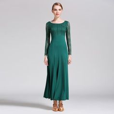 Item Type: Dresses Materials: Spandex, Polyester, Cotton Neckline: Round Sleeve Length: Full Package Includes: 1 x Dress Size Info: Size (cm) S M L XL 2XL Length 128 129 130 131 132 Bust 80 84 88 92 96 Shoulder 36 37 38 39 40 Waist 60 64 68 72 76 Long Fitted Green Dress, Green Fitted Long Dress, Solid Full Length Stretch Dress, Long Solid Stretch Dress, Full Length Stretch Solid Color Dress, Solid Color Stretch Long Dress, Long Stretch Solid Color Dress, Fitted Long Green Dress, Fitted Green Maxi Dress