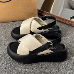 Shipping: Worldwide Express Shipping AvailableDelivery time: 7-15Days Fast ShippingReturns: Fast refund, 100% Money Back Guarantee.SPECIFICATIONSBrand Name: TangDuoYaHeel Height: Med (3cm-5cm)With Platforms: NoSandal Type: GLADIATOROrigin: Mainland ChinaOccasion: CasualUpper Material: PUOutsole Material: RUBBERBack Counter Type: Front Rear StrapPattern Type: SolidSide Vamp Type: OpenFit: Fits true to size, take your normal sizeStyle: Office ladyHeel Type: Strange StyleLining Material: PUClosure Type: buckle strapModel Number: hw326.1334whItem Type: sandalsFashion Element: ShallowInsole Material: PUDepartment Name: ADULTHeel Type: Height IncreasingSide Vamp Type: OpenBack Counter Type: Cover HeelFashion Element: ShallowStyle: Office LadyOutsole Material: RubberClosure Type: Buckle StrapOcca Flip Flops Beach, Sandals Woman, Women Platform Sandals, Women Shoes Flats Sandals, Beach Flip Flops, Leather Flip Flops, Buckled Heels, Slides Sandals, Cross Straps