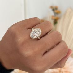 Oval Shape Ballerina Engagement Ring | Berlinger Jewelry Ballerina Engagement Ring, Berlinger Jewelry, Diamond Vintage Ring, Birthday Gemstones, Rose Cut Ring, Colored Diamond Rings, Leaving Room, Antique Diamond Rings, Vintage Diamond Rings