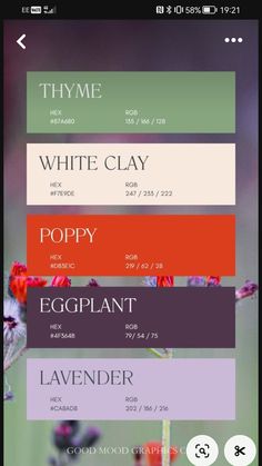 Pallet Colour Ideas, Color Palette With Purple And Green, Green Hues Colour Schemes, Purple And Green Pallet, Trending Color Pallets 2024, Eggplant Colour Palette, Lavender Purple Color Palette, Vintage Purple Color Palette, Purple And Cream Color Palette