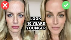 Makeup To Look Younger, Downturned Eyes, Quick Makeup Tutorial, Makeup Over 40, Makeup Tips For Older Women, Makeup Advice, Summer Makeup Looks, Old Makeup, Budget Beauty