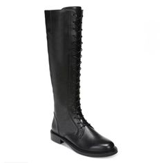 Sam Edelman Womens Nance Leather Tall Knee-High Boots New Without Box Size 6 Zipper Opening Elegant Flat Heel Lace-up Boots For Fall, Fall Leather Lace-up Boots With Low Heel, Fall Lace-up Leather Boots With Low Heel, Formal Closed Toe Lace-up Boots For Fall, Leather Lace-up Boots With Flat Heel Medium Width, Leather Lace-up Boots With Pointed Toe, Medium Width Flat Heel Leather Lace-up Boots, Medium Width Leather Lace-up Boots With Flat Heel, Leather Lace-up Boots For Work