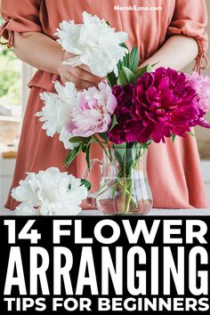 Asymmetrical Flower Arrangements, Diy Flower Arranging Tutorials, Basics Of Flower Arranging, How To Make Small Flower Arrangements, Diy Simple Flower Arrangements, Artificial Flower Arrangements Tall Vase, Flower Arranging For Beginners Tutorials, Flower Vase Arrangements Diy, Cute Floral Arrangements