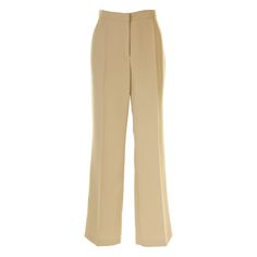 "Length inside leg: Short - 29\" / 73.5cm; Long - 31\" / 78.5cm;  Smart ladies trousers suitable for formal and casual occasions Sizes 10, 12, 14 - no elastication on the waistband Sizes 16, 18, 20, 22, 24, 26 - elastication on both sides of the waistband Matching Busy skirts and jackets available Slightly flared / boot-cut Stitching detail on the waistband Front zip fastening Fabric 100% Polyester Front zip fastening Fabric 100% Polyester" Semi-formal Beige Trousers, Tailored Elegant Office Bottoms, Elegant Tailored Office Bottoms, Elegant Tailored Bottoms For Office, Elegant Stretch Wide Leg Pants For Formal Occasions, Elegant Straight Leg Work Pants, Beige Stretch Bottoms For Office, Elegant Stretch Wide-leg Work Pants, Elegant Stretch Wide Leg Work Pants