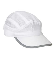 Mesh Runner Cap - WHITE - OS | Big Accessories Mesh Runner Cap in White | Polyester Runner Style, Cadet Hat, Camo Hats, 6 Panel Cap, Cap White, Webbing Strap, Mesh Cap, White Mesh, Mesh Design