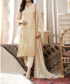 Buy the latest collection of Pakistani Party dresses from Nazon Brand and experience the best about eastern clothes. Are you ready to buy The Latest Pakistani Women's Party Dresses? * Color- Cream (Same as picture)  * Fancy & Exclusive Embroidered Chiffon * Fully Stitched Suit * Exclusive Fancy Dupatta * Product Size- M/L/XL          * Medium- Chest: 40″ Lenght: 48″      * Large- Chest: 42″ Lenght: 48″  * Xtra Large- Chest: 44″ Lenght: 48″  * Dimensions- 12×12×2 in  * Weight-2.4 lbs  Hand-washing or dry-cleaning is recommended. We provide a wide range of Pakistani women's clothing. Saree, Kamiz Choli, Kurti, Lehenga Choli, Churidar, Patiala Salwar, and so on. Disclaimer: Due To The Photographic Lighting & Different Screen Calibrations, The Colors Of The Original Product May Slightly Vary F Cream Floor-length Dress For Festivals, Beige Zari Work Dress For Festive Season, Bollywood Designer Cream Dress, Beige Dresses With Resham Embroidery In Traditional Drape, Cream Dress With Resham Embroidery For Festivals, Cream Designer Dress For Diwali, Designer Cream Dresses For Diwali, Anarkali Cream Dress For Festivals, Fitted Floor-length Naqshi Dupatta