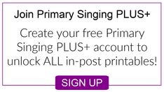 a sign up for the john primary singing plu - us program, which is now available