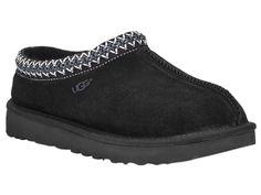 UGG: Tasman in Black Black Uggs Tasman, Uggs Tasman, Fuzzy Heels, Bday List, Womens Casual Boots, Ugg Tasman Slippers, Over The Calf Socks, Mens Boots Casual, Ugg Tasman