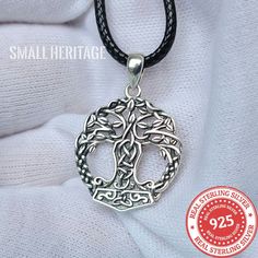 925 Sterling Silver Tree of Life Viking Yggdrasil Necklace Mjolnir Pendant Free Shipping From USA within one business day (USPS). Brand New, High Quality, Beautiful and Unique 925 Sterling Yggdrasil Necklace 925 Sterling Silver Tree Of Life Amulet Package Includes: Sterling Silver Pendant + Sterling Silver Chain + Gift Box Actual photos of the item Specifications: Pendant Size: Height & Width 1.2 x 0.8 inches | 30 mm x 21 mm Pendant + Chain Weight: 0.18 Oz | 5.2 gram Metals Type: 925, Sterli Viking Style Nickel Free Necklace Gift, Viking Style Nickel Free Necklace For Gift, Viking Style Adjustable Necklace As Gift, Viking Style Adjustable Necklace Gift, Viking Style Nickel Free Necklaces For Gift, Nickel Free Viking Necklaces As Gift, Adjustable Viking Style Jewelry Gift, Viking Sterling Silver Pendant Jewelry, Viking Style Sterling Silver Pendant