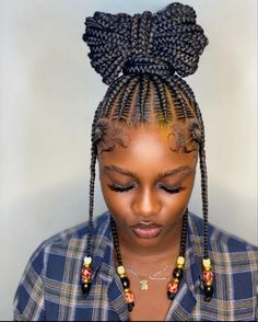 Feed In Braids With Knotless Braids, Hair Styles Box Braids, Heart Braids, Ombre Braids, Feed In Ponytail, Tan Skin Blonde Hair, Braids Knotless, Press On Nails Coffin