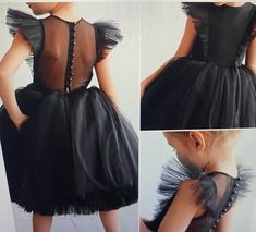 Baby Girl Black Party Dress Flower Girl Dress1st Birthday | Etsy Black Party Dresses With Tulle Skirt, Black Princess Dress For Dress-up, Black Tutu Dress For Summer Party, Black Summer Tutu Dress For Party, Black Summer Party Tutu Dress, Summer Party Black Tutu Dress, Black Princess Dress For Summer, Elegant Black Ruffled Tutu Dress, Black Tulle Dress With Ruffles