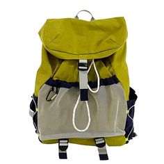 Mesh Panel Multi-Pocket Backpack Length Width Height 30 12 48 measurement is cm.Product Information Material: 100% Nylon Color: Yellow Wash care: Hand Wash, Wipe Clean College Computer, Street Trends, Mesh Panel, Mountain Backpack, Haiti, Honduras, Small Bags, Blue Yellow, Hand Washing