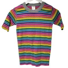 New Hanna Andersson Rainbow Stripe Short Johns Size 14-16 Washed, Never Worn Short-Sleeve Cotton Pajamas Are Supersoft And Breathable, Made To Hand Down Again And Again. Hypoallergenic & Eczema-Friendly Sensory-Friendly Scratch-Free Seams That Lay Flat On The Skin Like New Wash After Wash Oeko-Tex Standard 100 Certified Safe From Hundreds Of Harsh Chemicals Multicolor Spring T-shirt For Playwear, Playful Multicolor Tops For Loungewear, Striped Short Sleeve Tops For Playwear, Multicolor Crew Neck Top For Playtime, Multicolor Spring T-shirt For Play, Casual Multicolor T-shirt For Playwear, Multicolor Short Sleeve T-shirt For Play, Multicolor Short Sleeve T-shirt For Playwear, Sensory Friendly