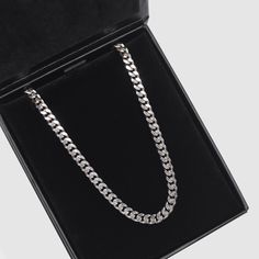 Hallmarked & CRAFTD to last. A classic Cuban is a must-have in every man's wardrobe. This exclusive 6mm Chain is handmade using traditional techniques and CRAFTD from solid 925 sterling silver, ensuring sharper, cleaner-cut Cuban Links and a high-polish finish. Designed for the man who has everything, it adds an extra layer of class and sophistication to any fit - a timeless gift for decades to come. Each piece in the 925 Collection is thoughtfully presented with a gift box and a lifetime warran Pull Up Challenge, Gold Piece, Timeless Gifts, Luxury Gift Box, Cuban Link, Men's Wardrobe, Every Man, Traditional Techniques, Real Diamonds