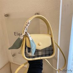 Bird in Bag - Handbag small bag female new fashion small square bag plaid popular casual crossbody bag Casual Crossbody Bag, Plaid Top, Street Trends, Pretty Bags, Word Wrap, Plaid Tops, Cute Bags, Small Handbags, Bird In Bag